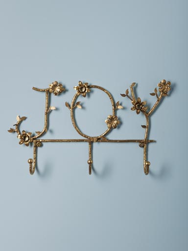Wall coat rack with flowers Joy