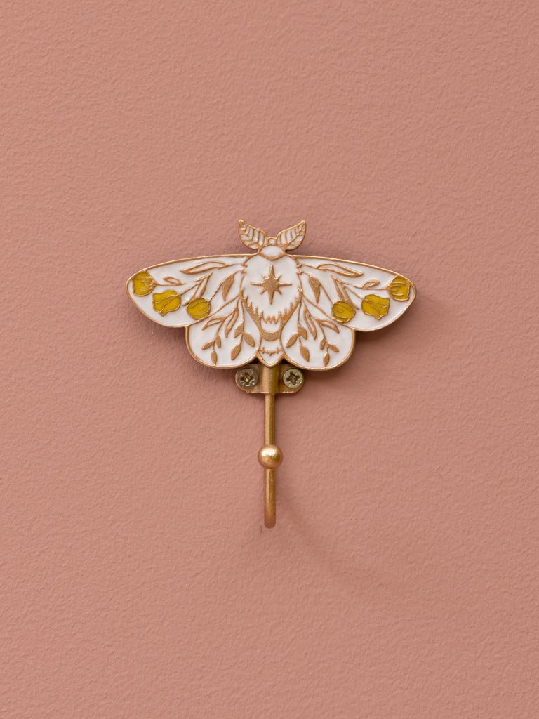 Crochet papillon blanc - 1
