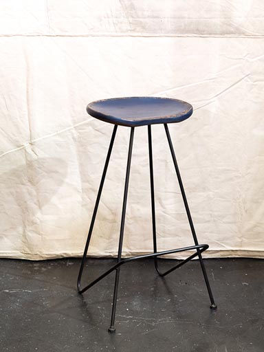 Tabouret de bar patine vieillie Coven
