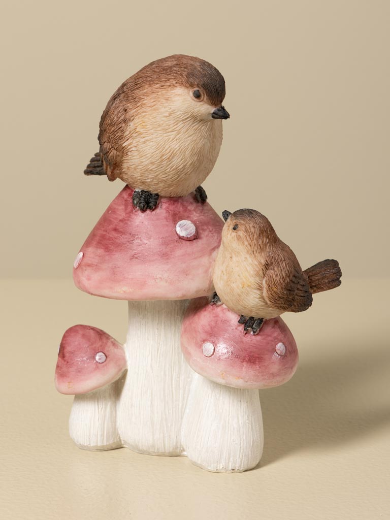 S/2 décos champignons et oiseaux - 3