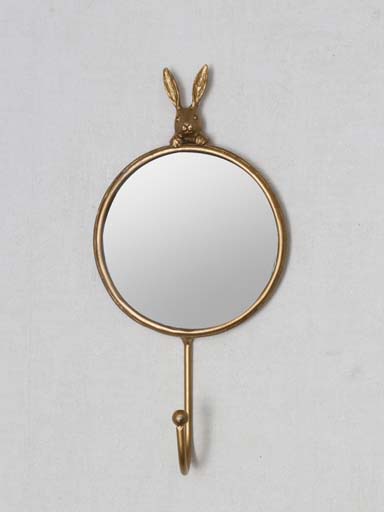 Mirror and hook small rabbit