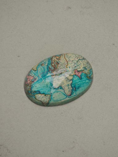 Map paper weight