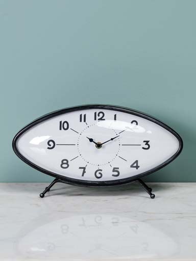 Small eye clock on stand