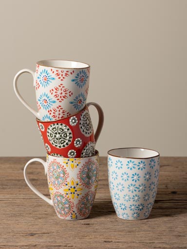 S/4 mugs "Bohemian" *