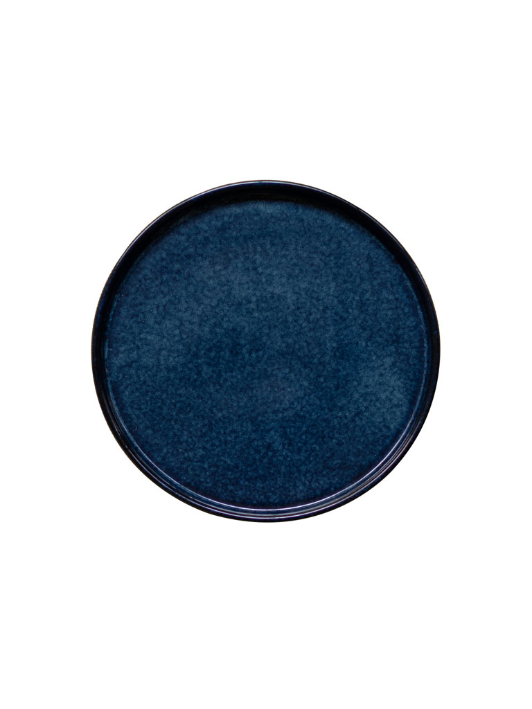 Small blue plate Crépuscule - 2