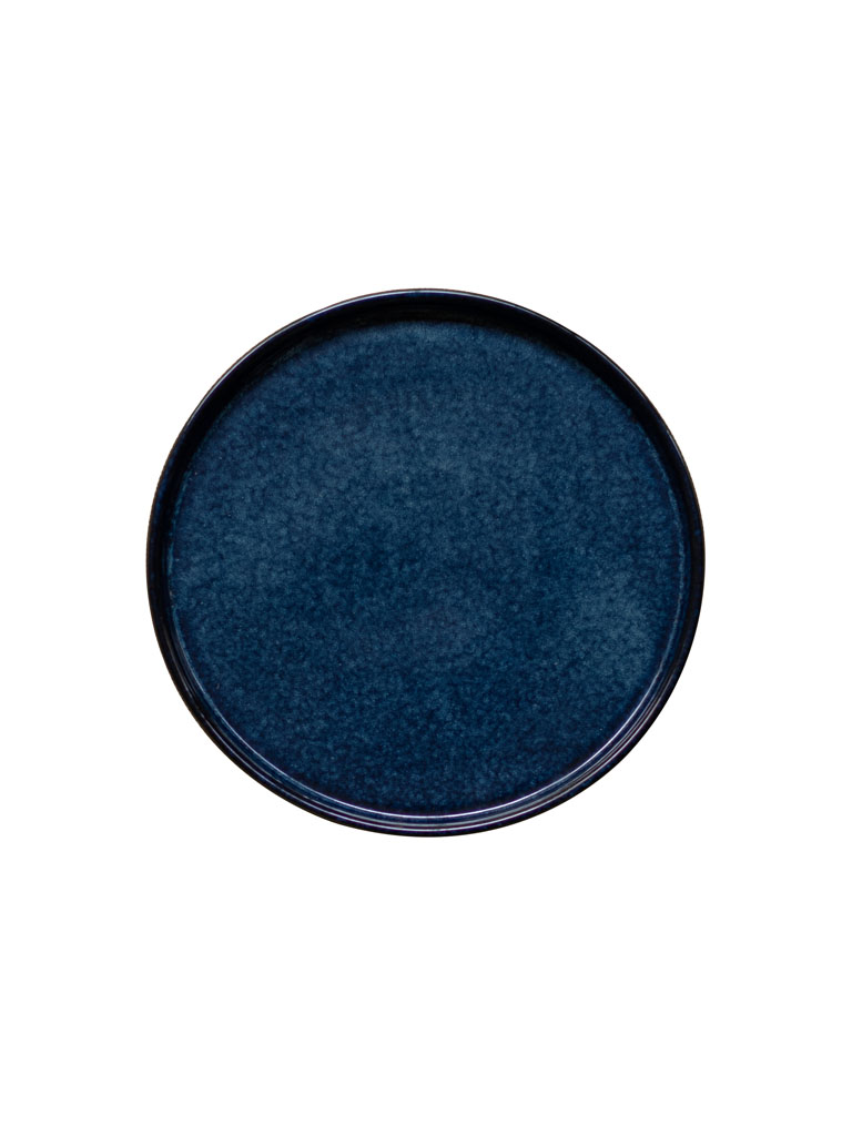 Small blue plate Crépuscule - 2