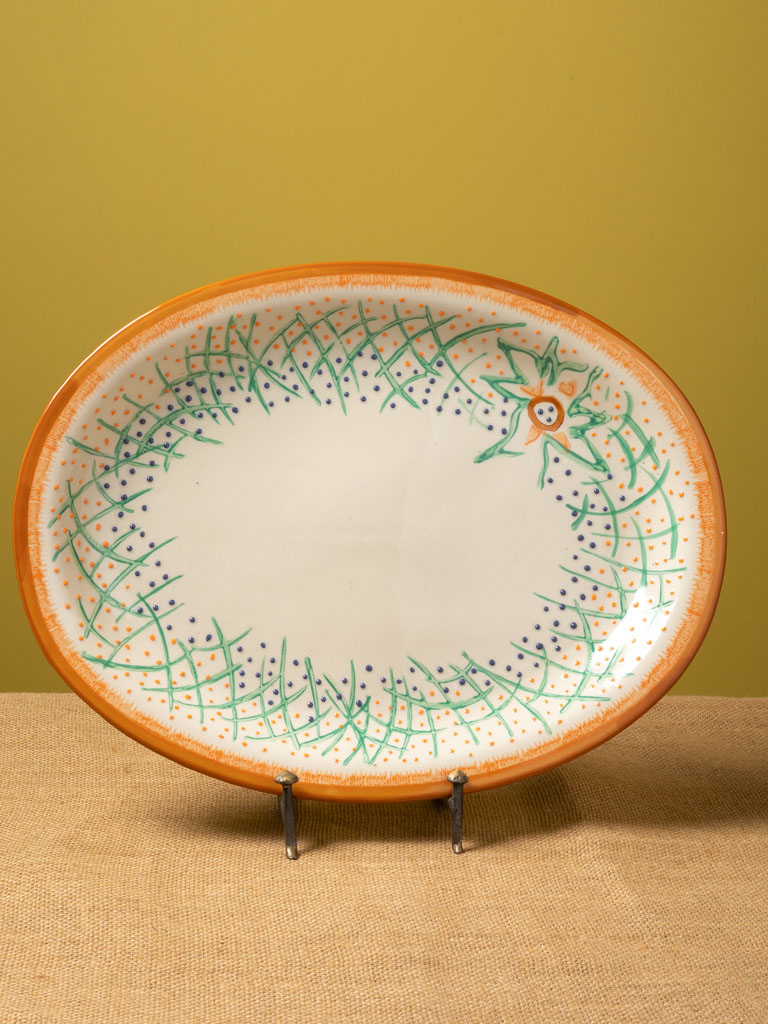 Oval dish Riviera Philippe Model - 1