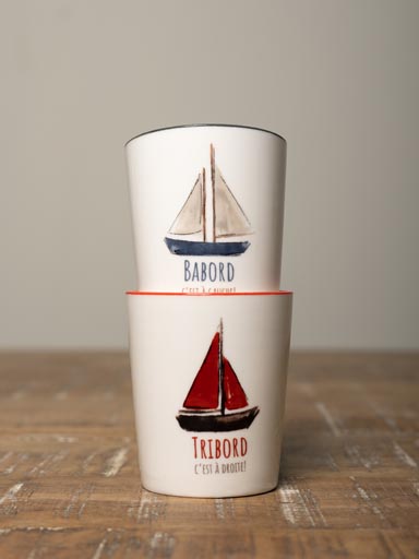 S/2 coffee cups Babord- Tribord AF Carouge