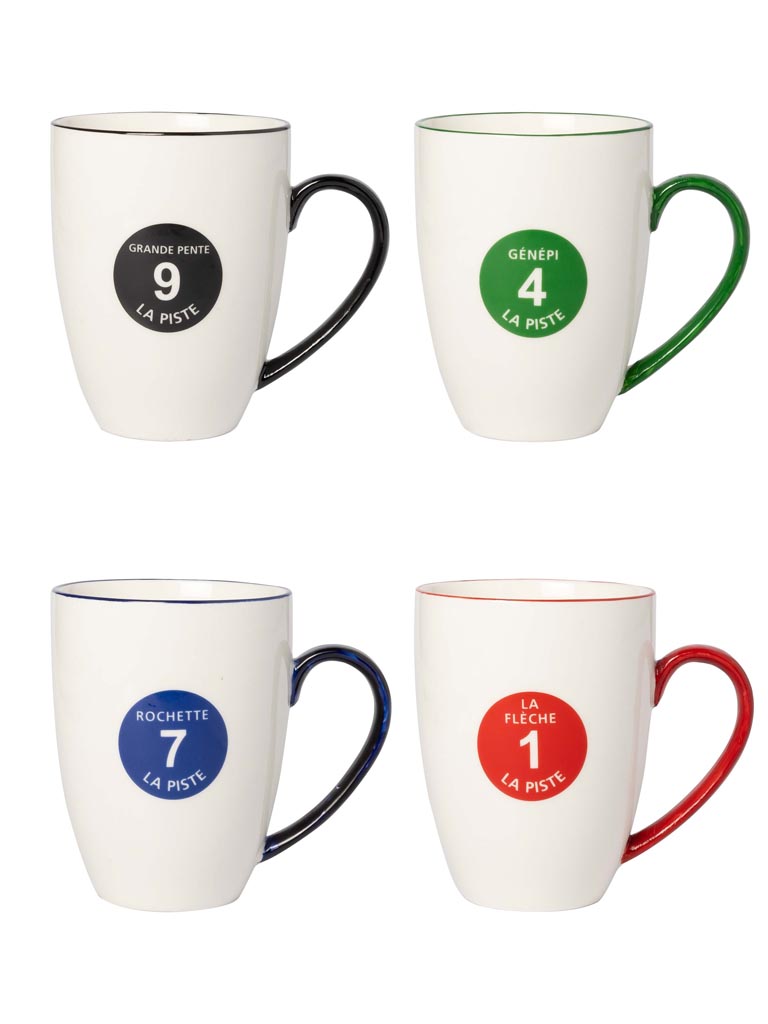 S/4 Mugs Pistes de ski - 2