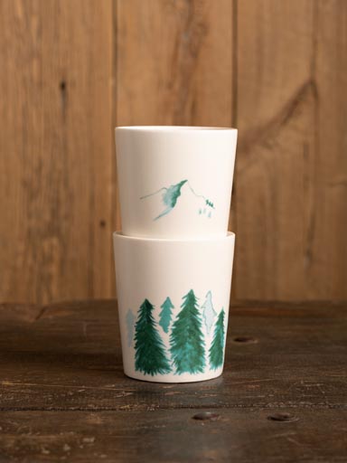 S/2 Expresso cups Green mountains
