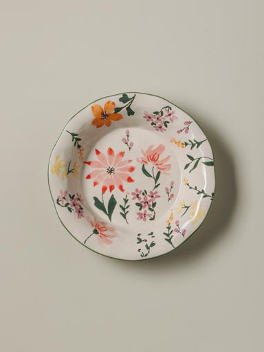 Deep plate Floralie