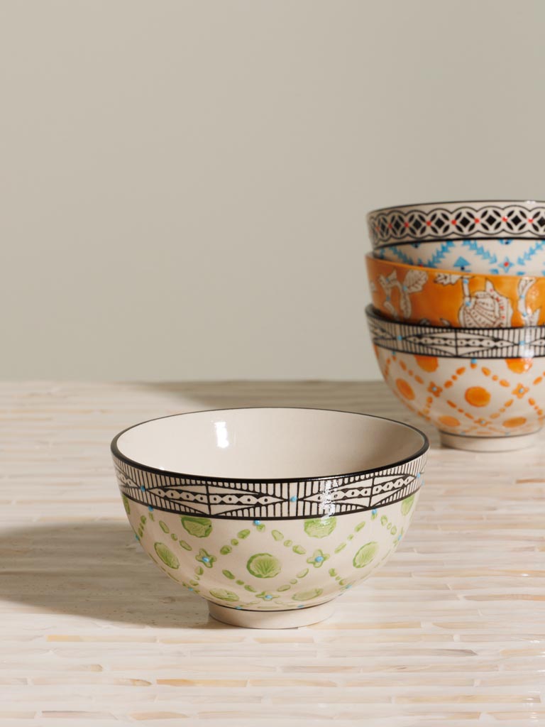 S/4 small bowls Rhapsody - 9
