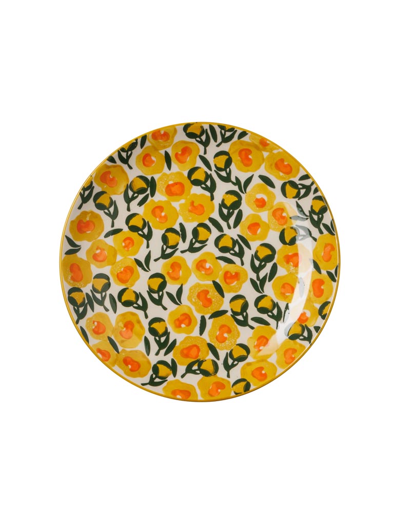 Small plate Retro flowers - 2