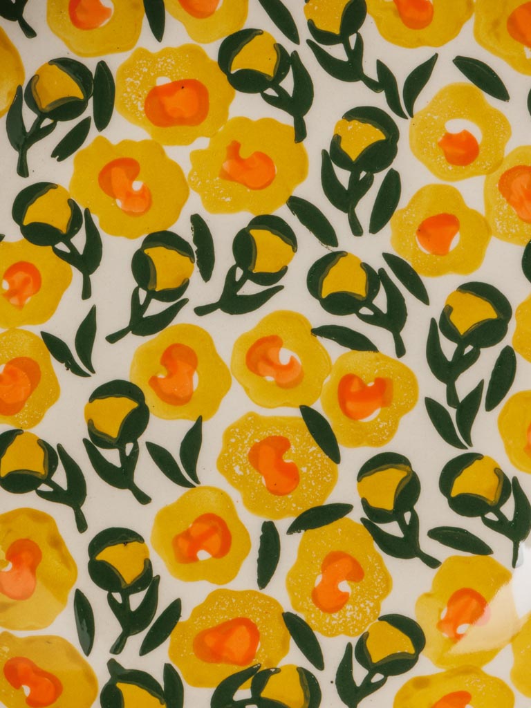 Small plate Retro flowers - 3
