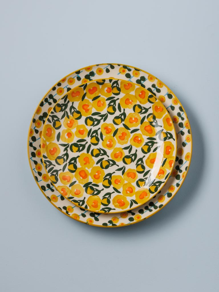 Small plate Retro flowers - 4