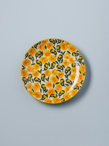 Small plate Retro flowers
