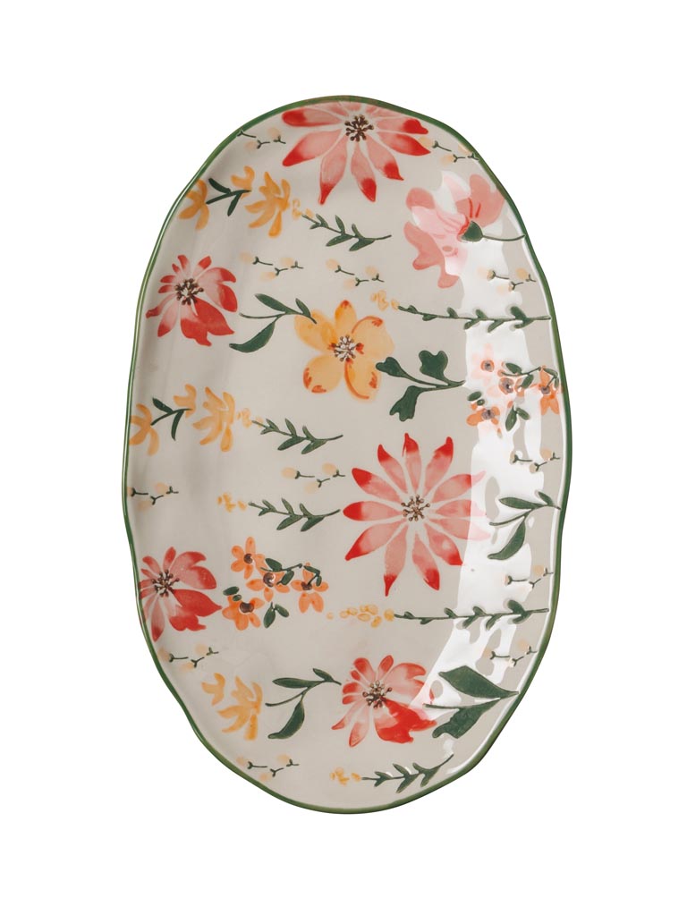 Oval serving tray Floralie - 3