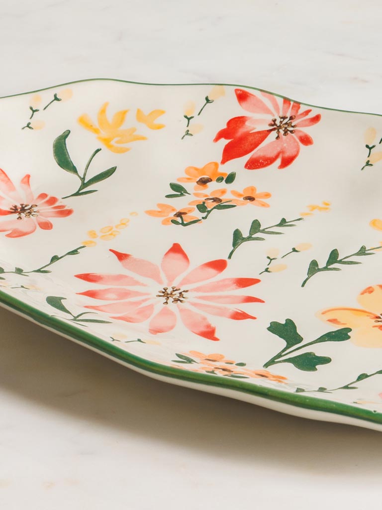 Oval serving tray Floralie - 7