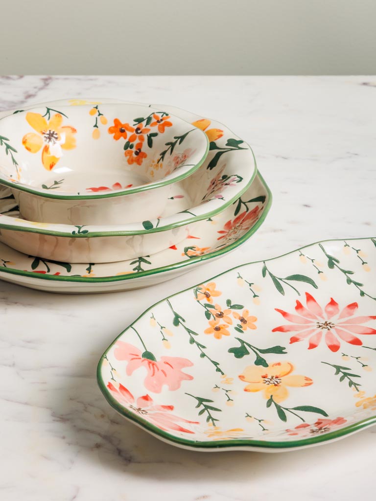 Oval serving tray Floralie - 2
