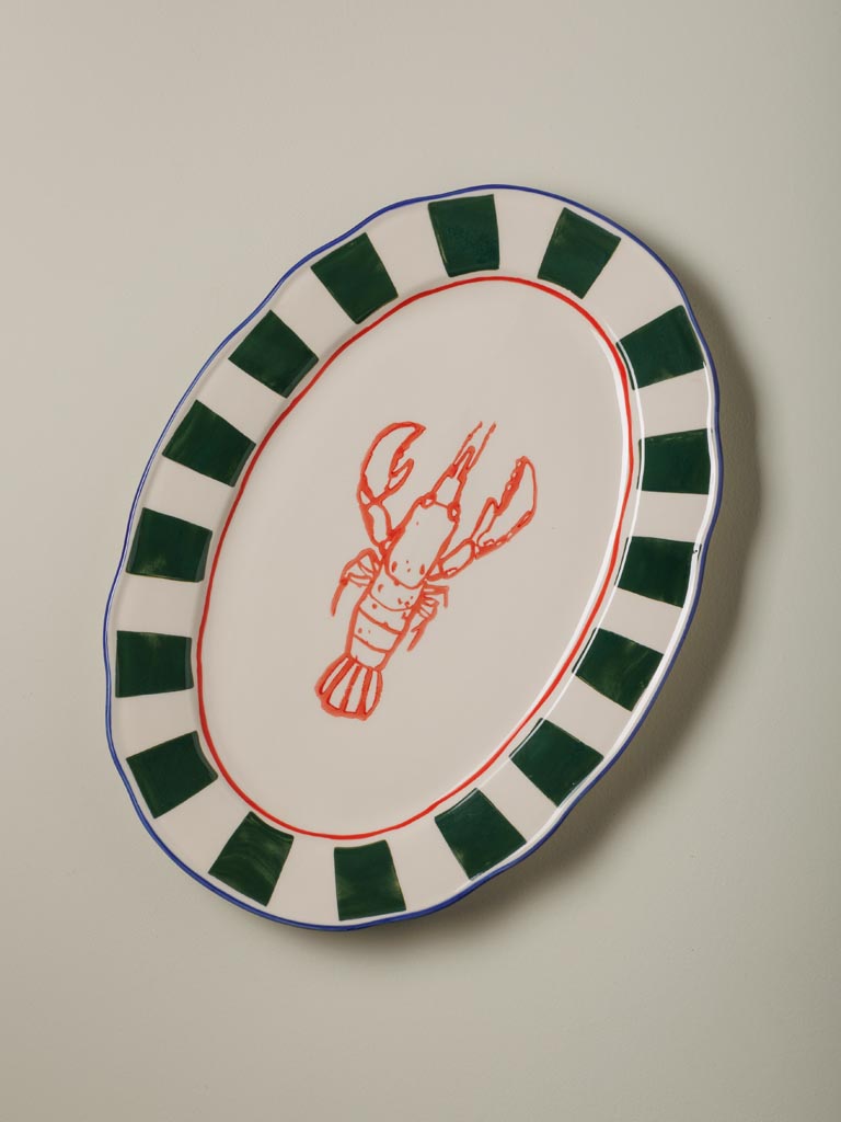 Large lobster serving plate - 3