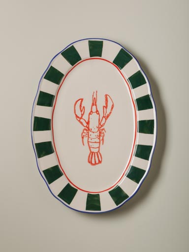 Large lobster serving plate