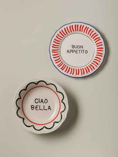 S/2 plate & deep plate Viva Italia