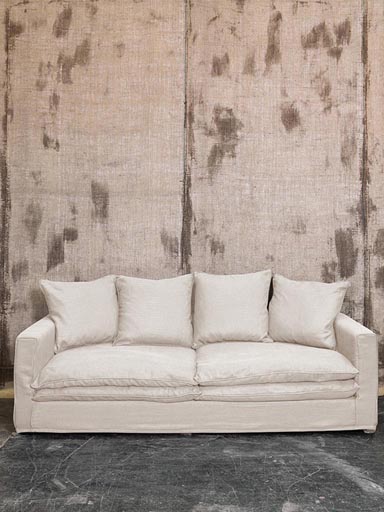 Linen sofa 