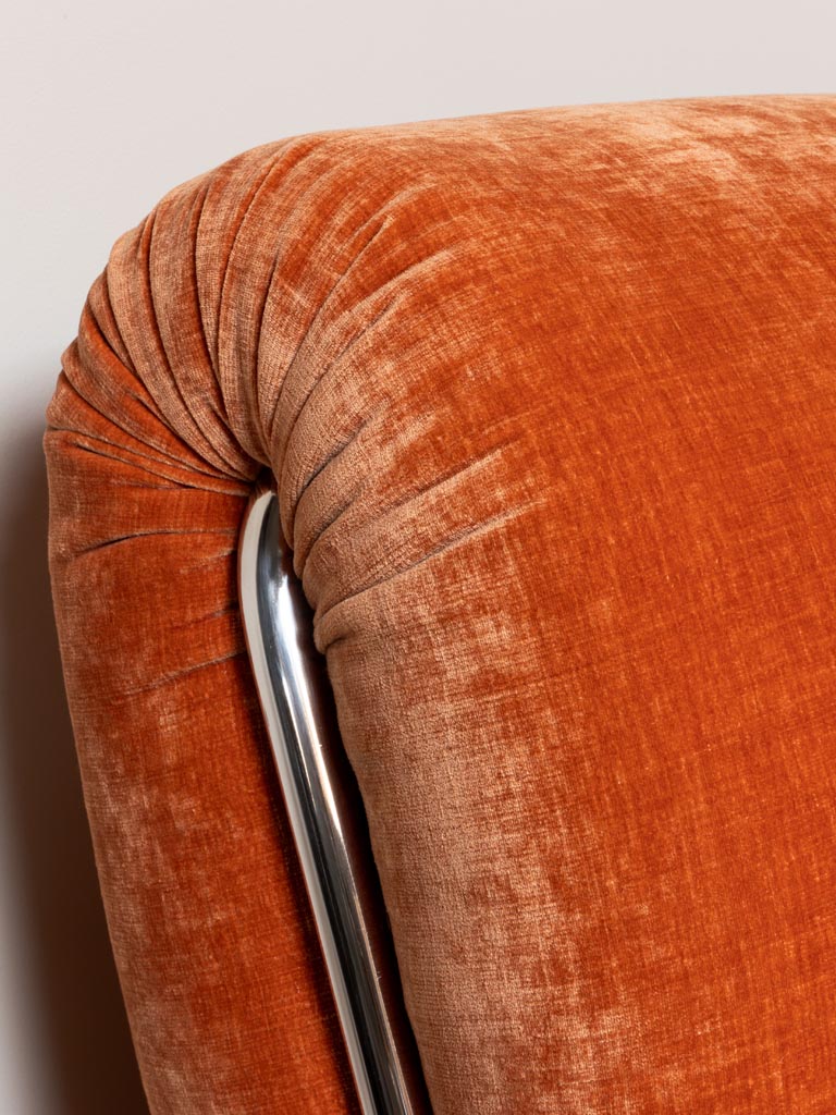 Orange sofa Velluto - 4