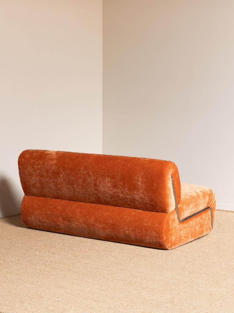 Orange sofa Velluto - 6