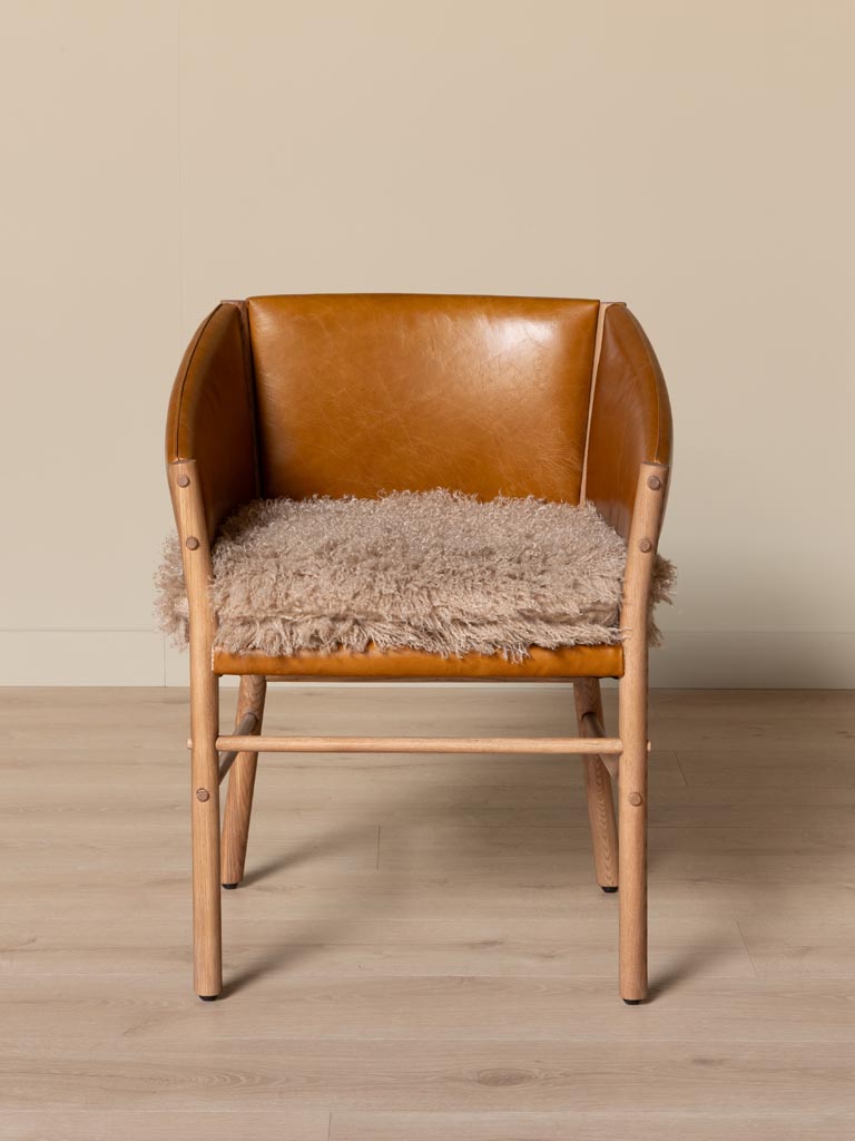 Chaise assise fourrure Nortalik - 4