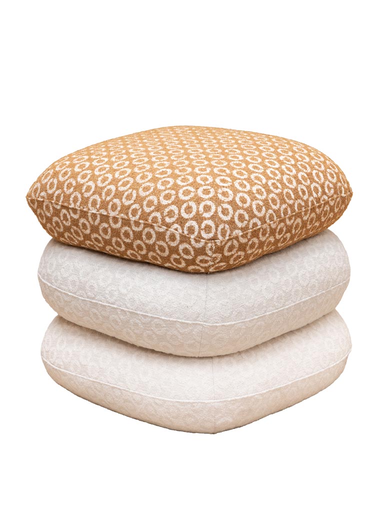 Bicolor swivel footstool Oreal - 2