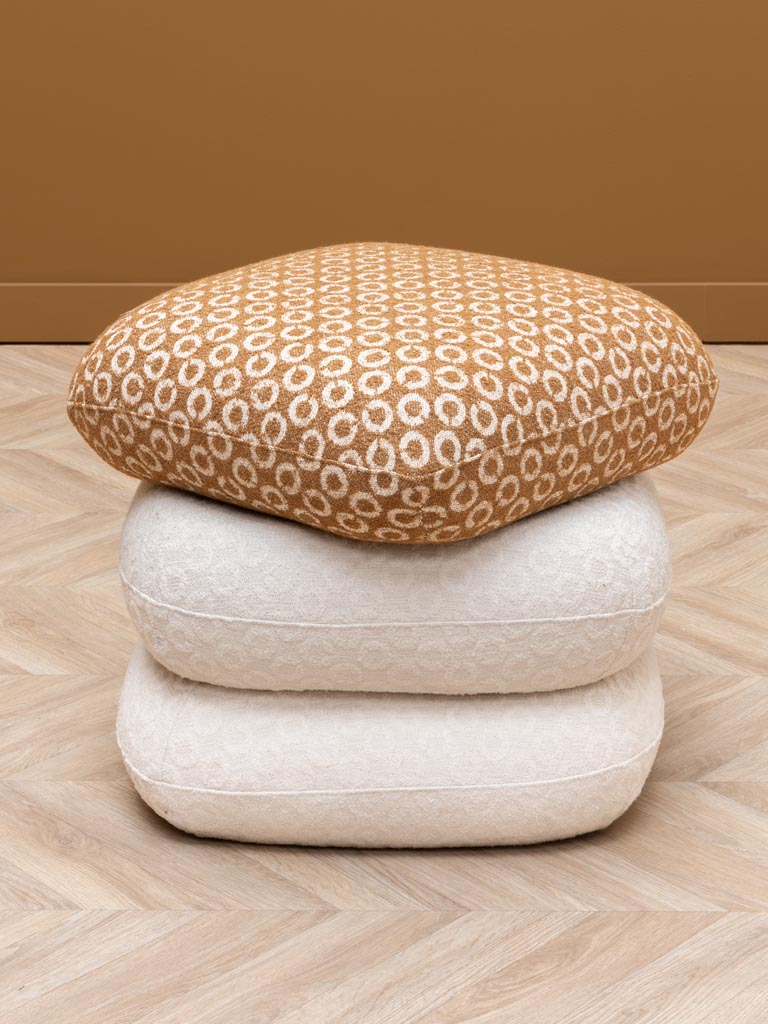 Bicolor swivel footstool Oreal - 5