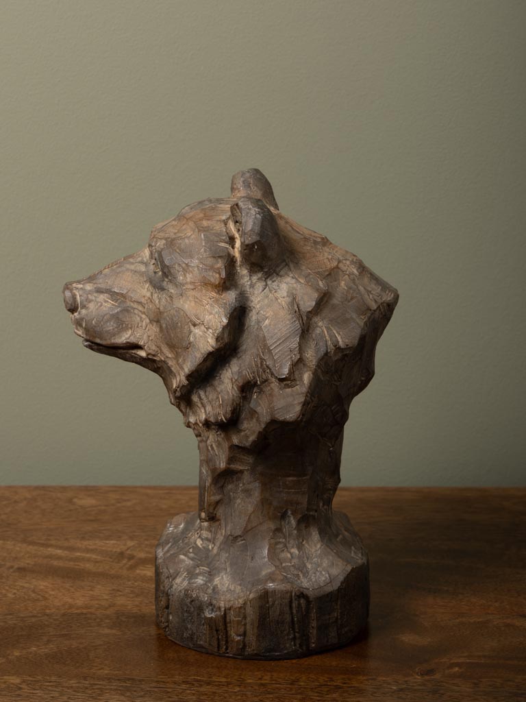 Brown bear head - 4