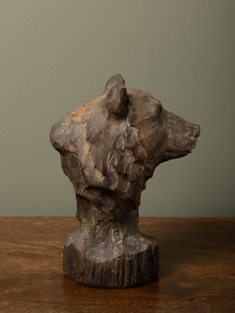 Brown bear head - 5