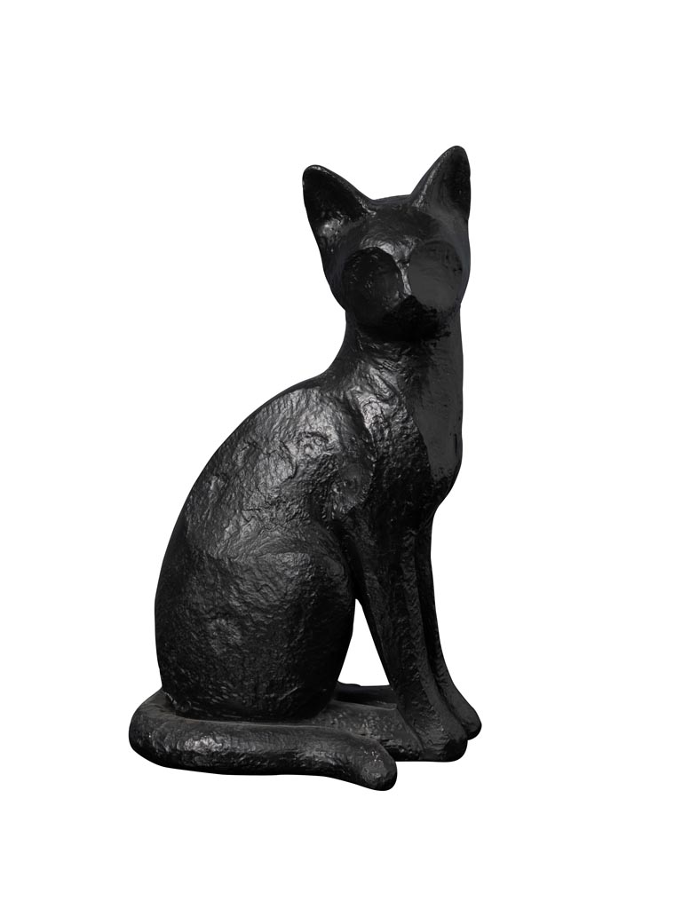 Cat shiny black patina - 2