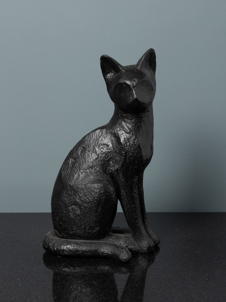 Cat shiny black patina - 1