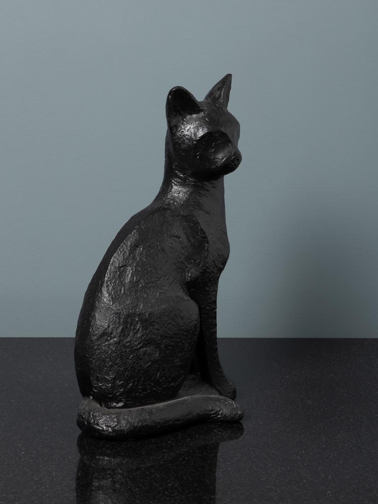 Cat shiny black patina - 5