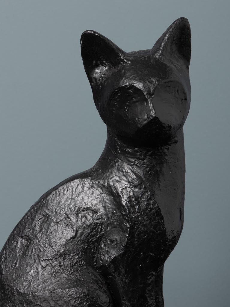 Cat shiny black patina - 6