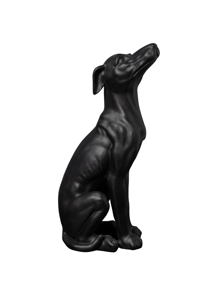 Seated greyhound mat patina - 2