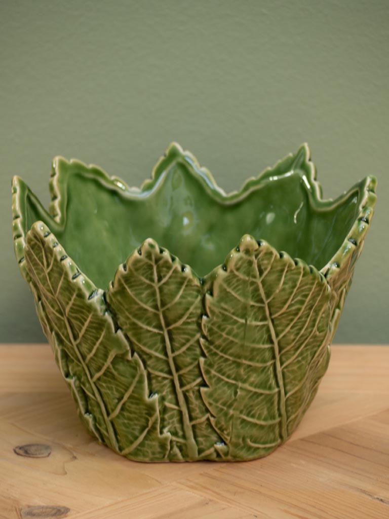 Small salad bowl green leaves - 3