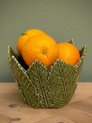 Small salad bowl green leaves