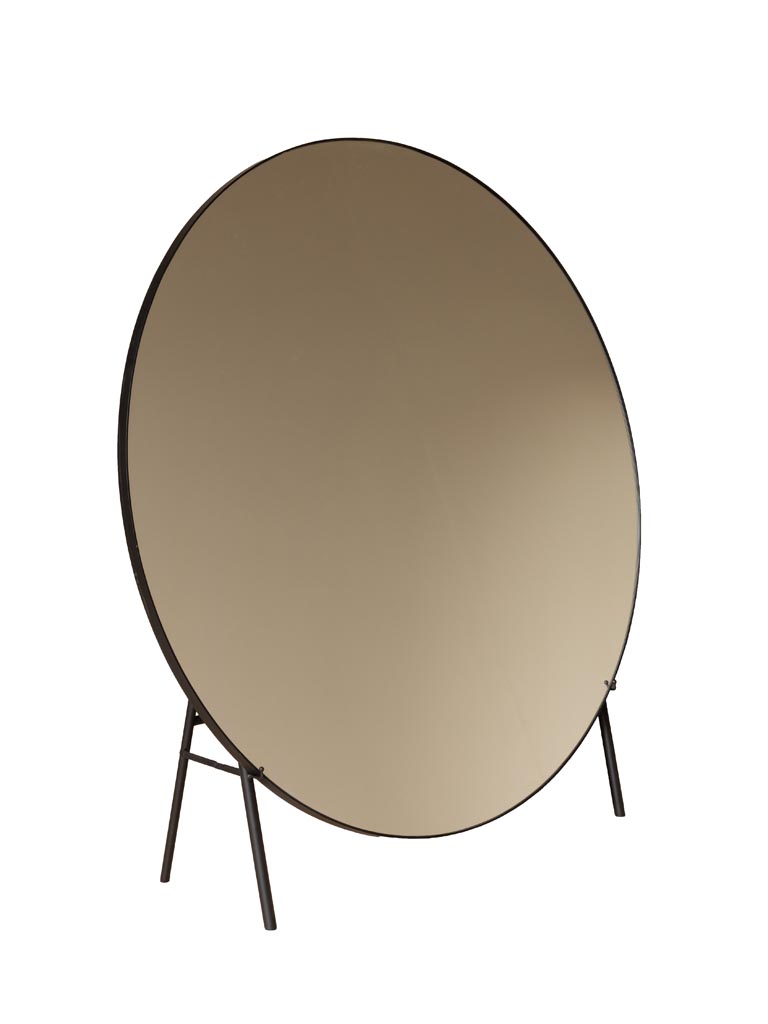Miroir rond XXL et support Odio - 3