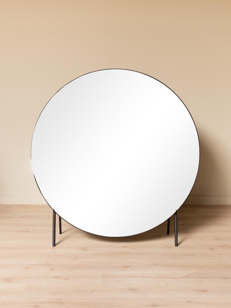 Miroir rond XXL et support Odio - 6