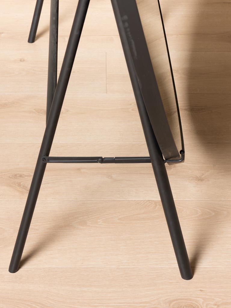 Miroir rond XXL et support Odio - 5