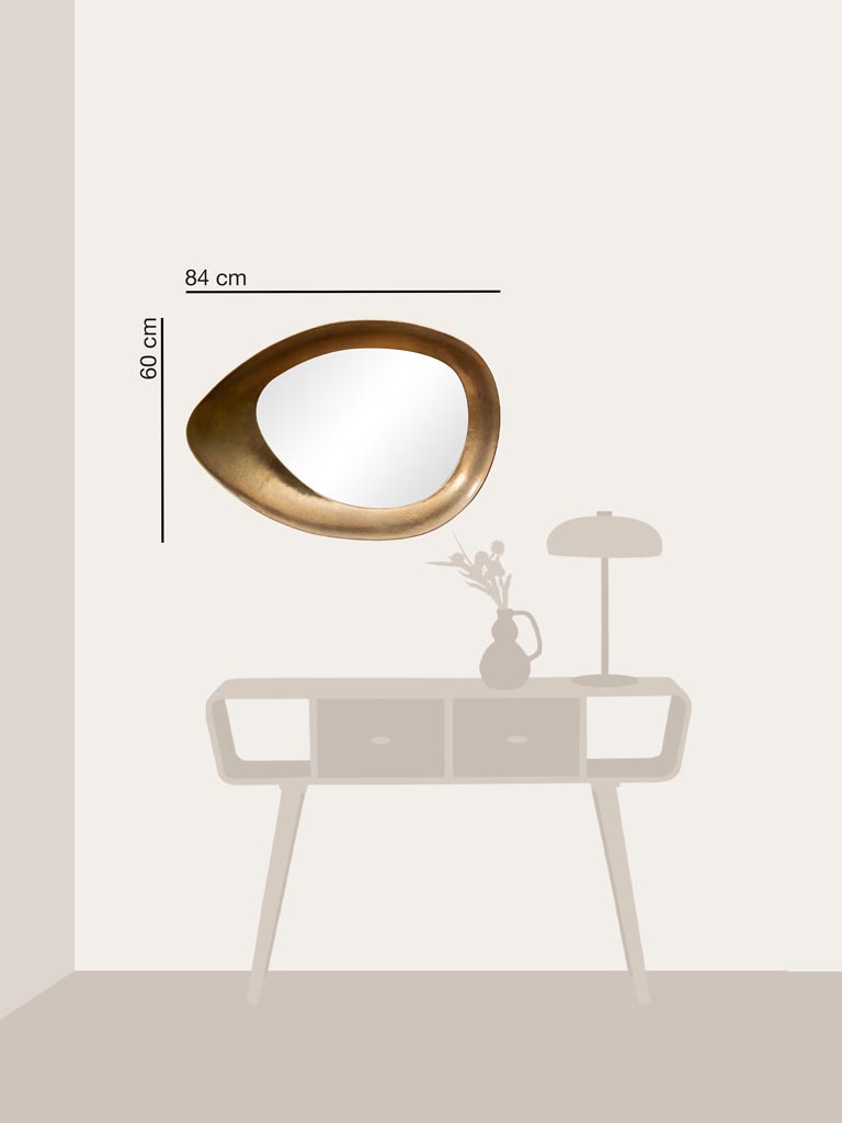 Miroir doré Eye - 4