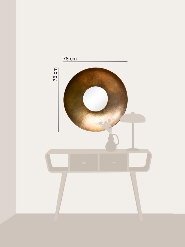Miroir doré Donat - 4