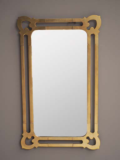 Rectangular mirror Tudor
