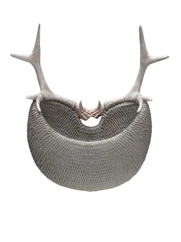Resin antlers hanging basket - 2