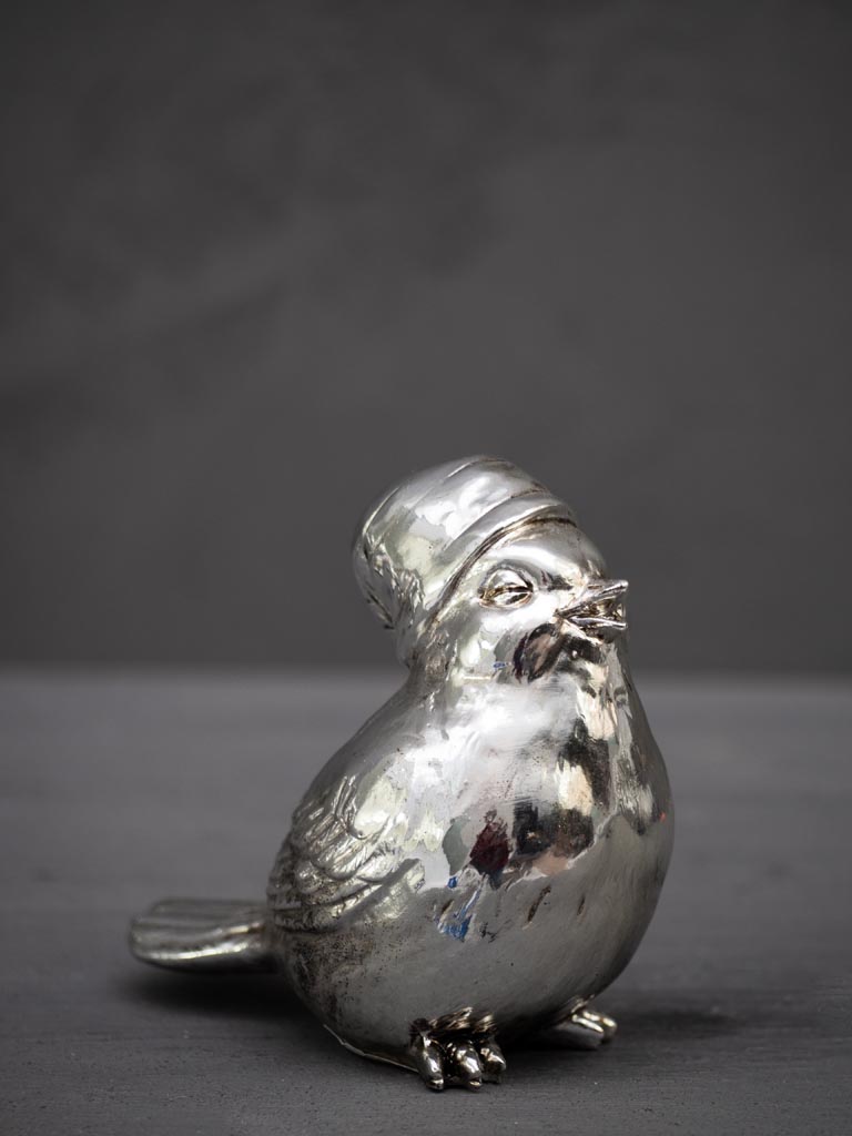 S/4 silver resin birds Nuitée - 7