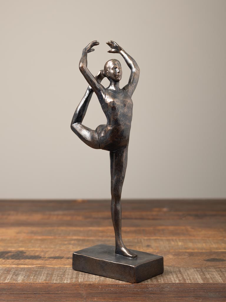 Resin gymnast sculpture - 3
